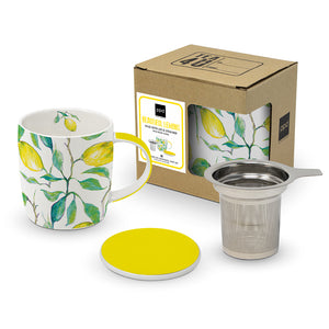 "Beautiful Lemons" teekuppi sihdillä
